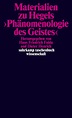 Materialien zu Hegels »Phänomenologie des Geistes«. Buch von Dieter ...