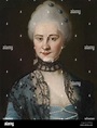 . Englisch: Portrait von Maria Josepha von Bayern (1739-1767), Kaiserin ...