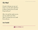 The Wind Poem by Sara Teasdale