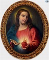 Pompeo Batoni Sacred Heart of Jesus Reproduction Oil Painting Gilt ...