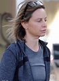 Calista Flockhart, 48, shows off her ageless skin as she steps out make ...