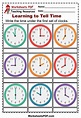 Telling Time Worksheets PDF - Free Printables