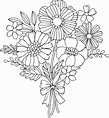 Dibujos de Ramo de Flores para colorear - Wonder-day.com