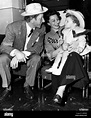 DANNY KAYE, wife SYLVIA FINE and daughter DENA KAYE, late 1940s Stock ...