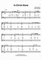 Buy "In Christ Alone" Sheet Music by Margaret Becker; Newsboys for ...