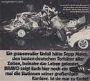 vongestern Blog: Sepp Maiers Autounfall (1979)