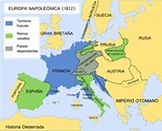 Historia Desterrada: Mapa de la Europa Napoleónica, 1812