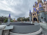 Cinderella Castle Stage Stripped Bare at Magic Kingdom