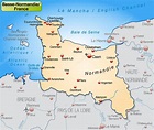 Normandia Mapa | Mapa