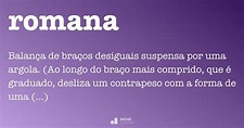 Romana - Dicio, Dicionário Online de Português