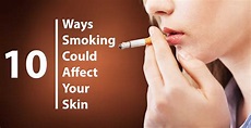 10 Side Effects Of Smoking On The Skin That You Must Know!