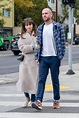 Lily Collins and husband Charlie McDowell enjoy a stroll after lunch on ...
