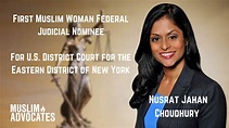 Muslim Advocates Celebrates First Muslim Woman Federal Judicial Nominee ...