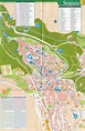 Mapa turístico de Segovia - Tamaño completo