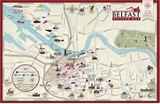 Belfast Attractions Map | FREE PDF Tourist City Tours Map Belfast 2024