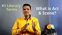 What is Act and Scene? | Literary Terms - YouTube