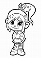 Wreck It Ralph Coloring Page Vanellope