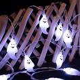 2M 20 LED Halloween Ghost Lighting Strings Lanterns Decorated With ...