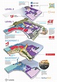 layout floor map infographic of shopping mall | Shopping mall design ...