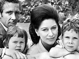 Princess Margaret and family, husband Anthony Armstrong-Jones the Earl ...