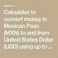 Converter Money Dollar To Peso - VERTCON