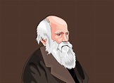 vector of Charles Robert Darwin. 12th February Darwin Day 11343282 ...