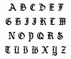 10 Best Printable Old English Alphabet A-Z PDF for Free at Printablee