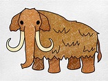 How to Draw a Woolly Mammoth - HelloArtsy