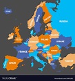 Europe World Map With Countries - Map 2023