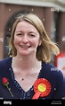 Jessica Morden Labour Party campaigning for re-election as MP in ...