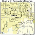 Dalton Georgia Street Map 1321380