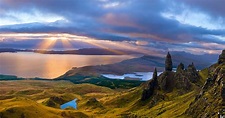 A sunrise over Isle of Sky Scotland [5000x2640] [Not OC] | Scotland ...
