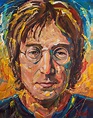 John Lennon Painting by Michael Wardle