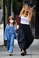 Sienna Miller in a White Top Was Seen Out with Her Daughter in New York ...
