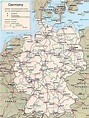 Duitsland landkaart | Afdrukbare plattegronden van Duitsland ...