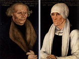 Portraits of Hans Luther and Margaretha Luther by CRANACH, Lucas the Elder