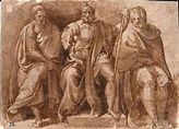 Baccio Bandinelli (Atribuido) - Tres sabios de la antigüedad - Artfecit