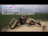 RVT Blending for Brushify.io Landscapes (with OpenLand) : r/unrealengine
