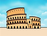 Dibujo de El Coliseo de Roma pintado por en Dibujos.net el día 13-04-18 ...