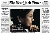 Capa do New York Times destaca a crise política no Brasil - Época ...