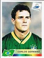 Carlos Germano of Brazil. 1998 World Cup Finals card. Panini, Fifa ...