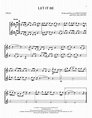 The Beatles Let It Be Sheet Music Notes, Chords Download Printable ...