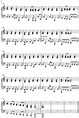 Partitura para piano de Let It Be - The Beatles - Partituras de piano | Sheet music for piano