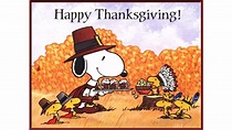 Snoopy Thanksgiving S 4K wallpaper