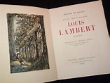 BALZAC : Louis Lambert - Edition-Originale.com