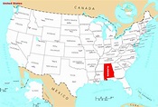 Where Is Alabama Located - MapSof.net