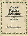 BOEKWINKELTJE TURELUUR: Gedichte van Gottfried Keller