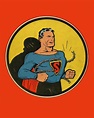 Joe Shuster Superman Commission 1985 San Diego CC - Illustration originale