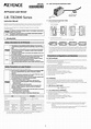 KEYENCE LR-TB2000 Series User Manual | 12 pages | Original mode