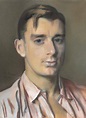Konstantin Somov | Boris Snejkovsky in a pink shirt (1933) | MutualArt